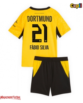 Borussia Dortmund Fabio Silva #21 Echipament de Fotbal Replică 2026-27 Copii Acasa (+ Șorturi)